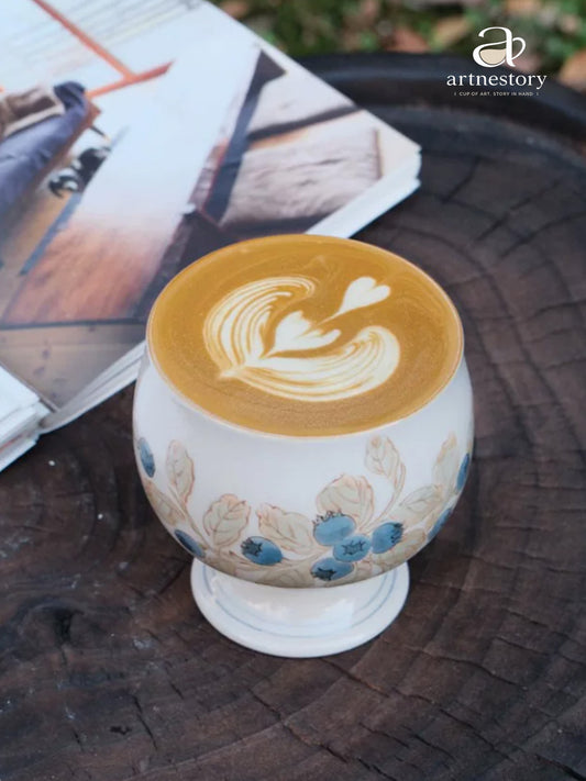 Blueberry Forest Grip Coffee Cup