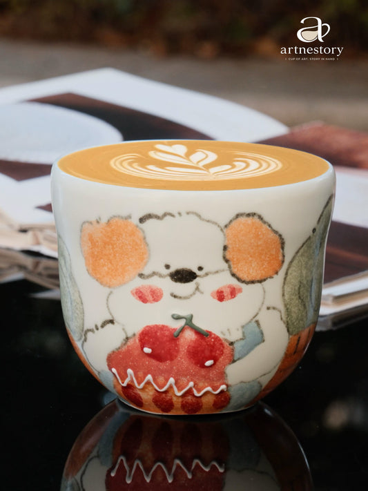 Cake Puppy Grip Mug