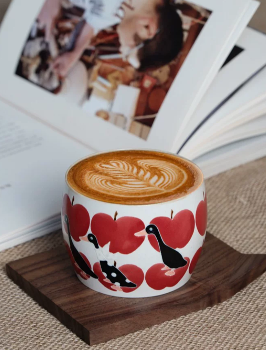Red Apple Duck Grip Cup