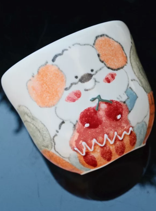 Cake Puppy Grip Mug