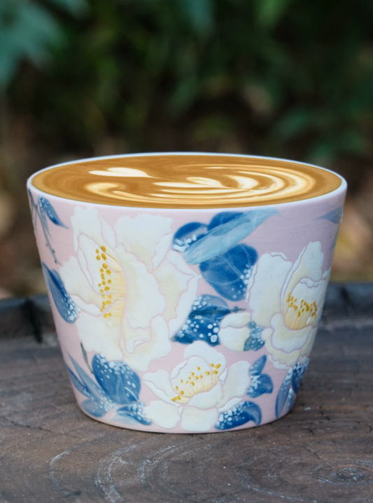White Camellia Choko Cup