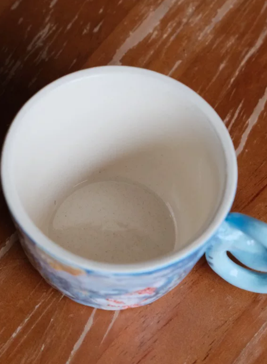 Hand-painted Winter Snowman Latte Mug